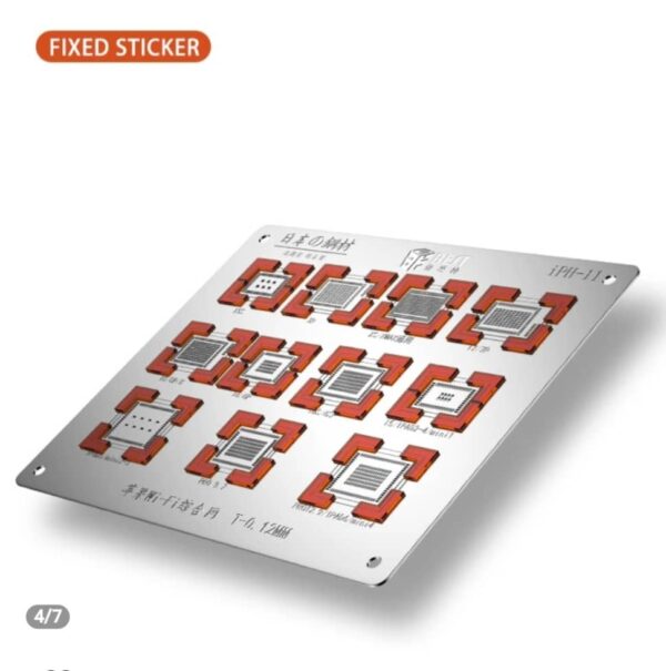 Fixed sticker for IC's